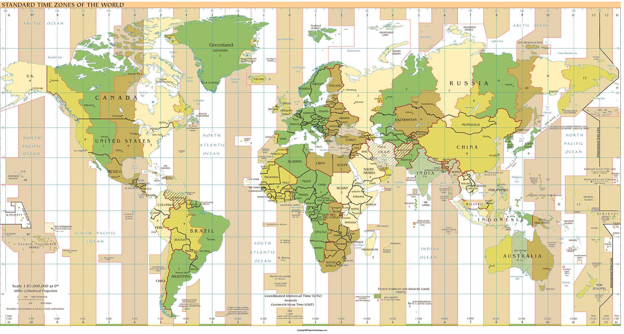 World Time Map