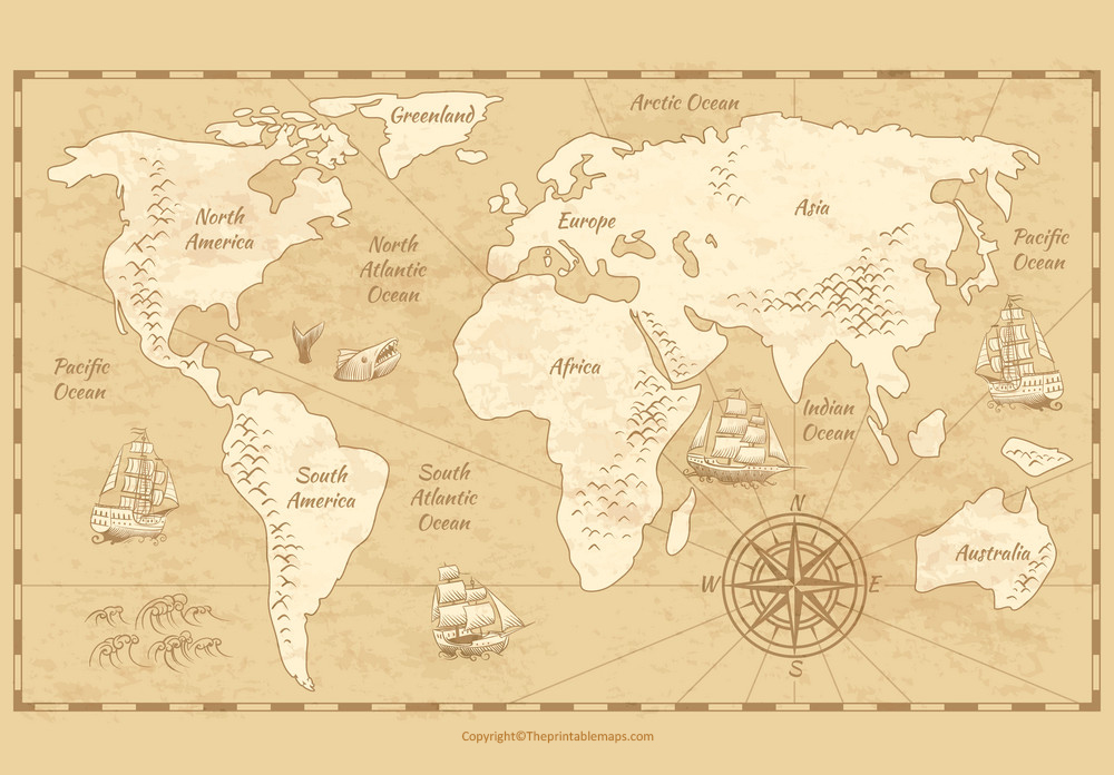 Ancient World Map