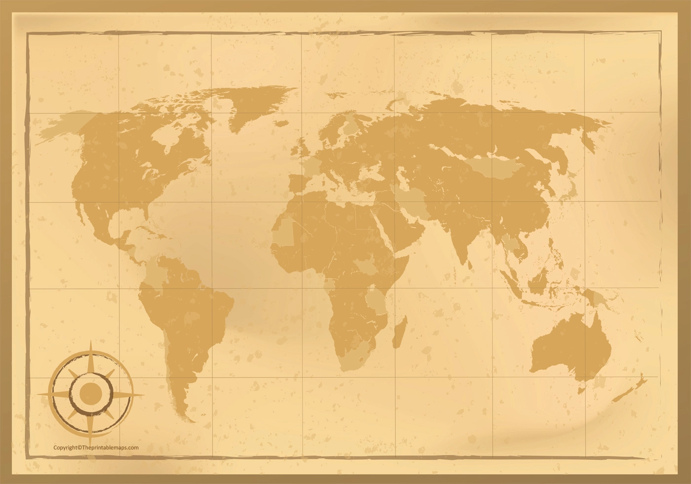 Ancient World Map