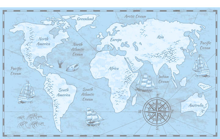 Ancient World Map