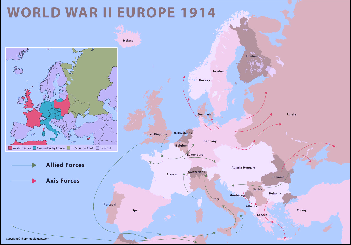 World War 2 Map