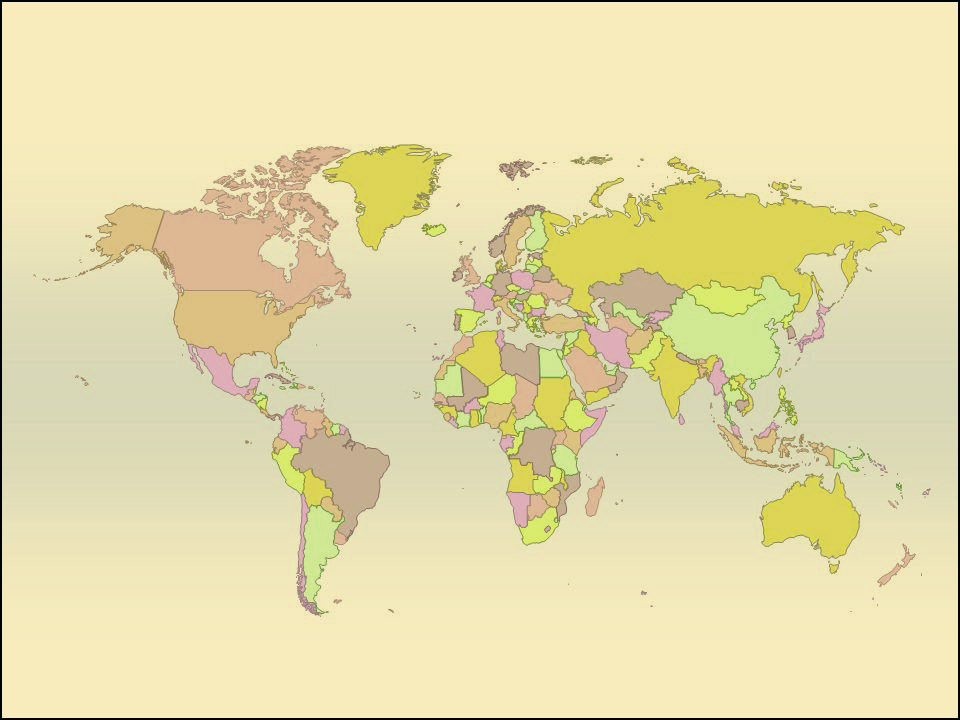 World Map without Names