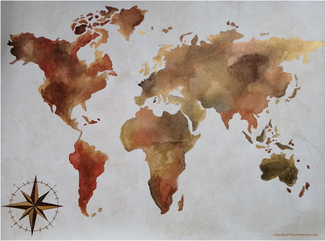 Ancient World Map