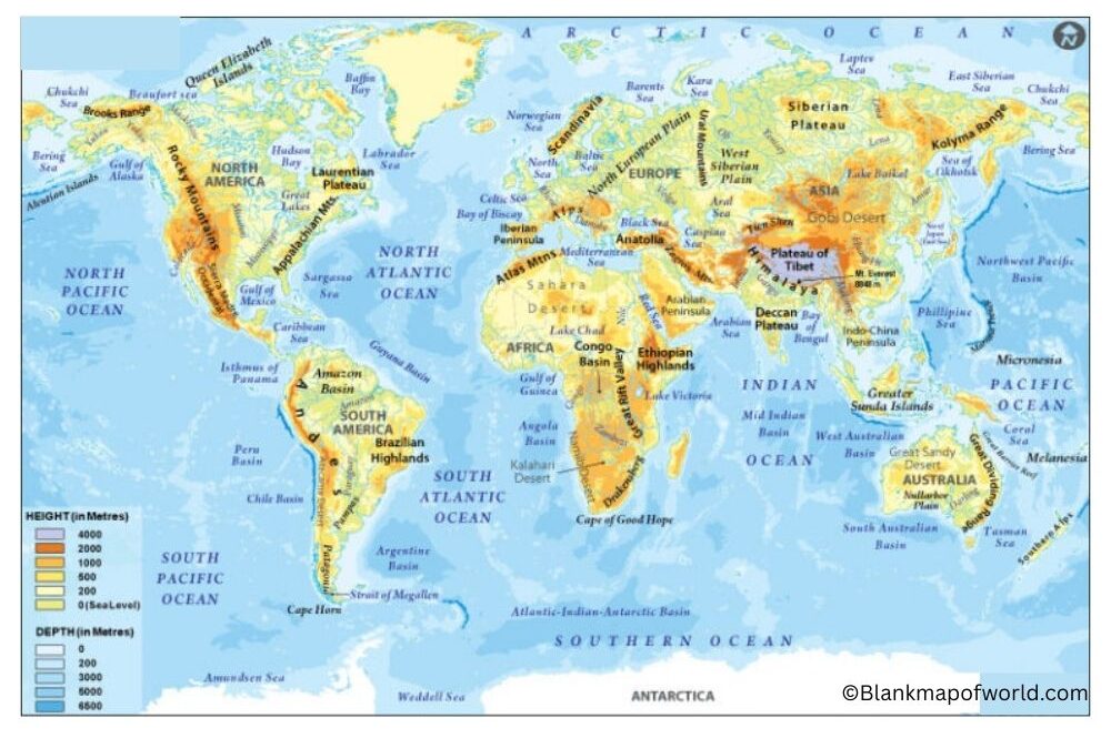 World Physical Map