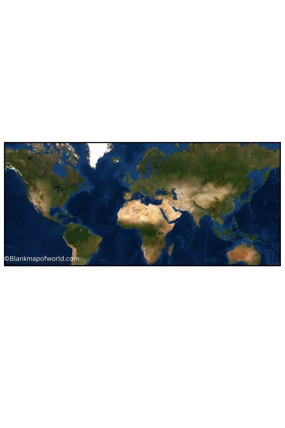 World Satellite Map