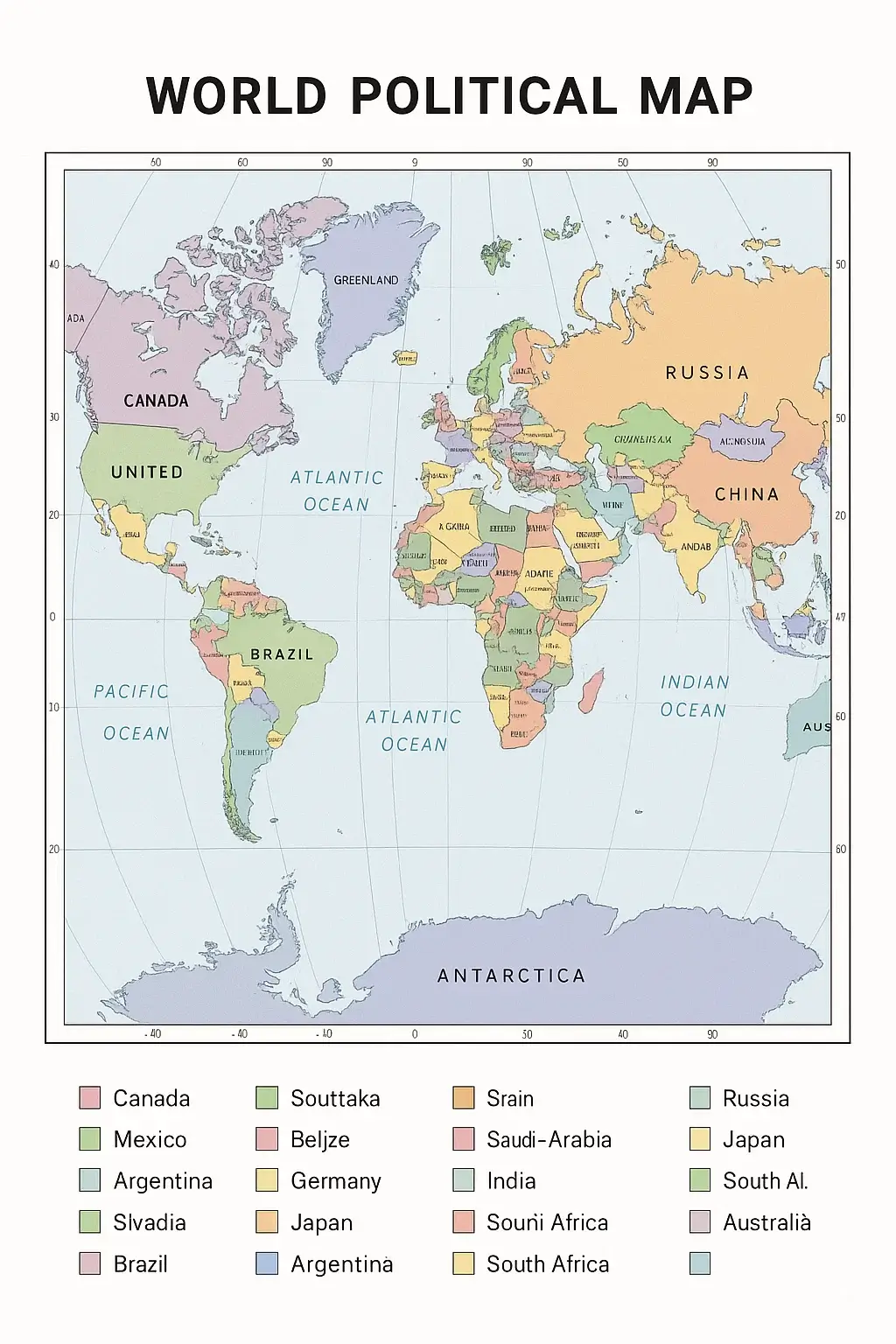 World Political Map Countries MR PRICE S HONORS WORLD EXPERIENCE World Political Map Countries MR PRICE S HONORS WORLD EXPERIENCE