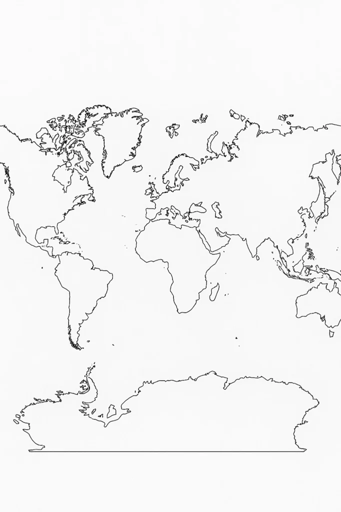 Blank World Map