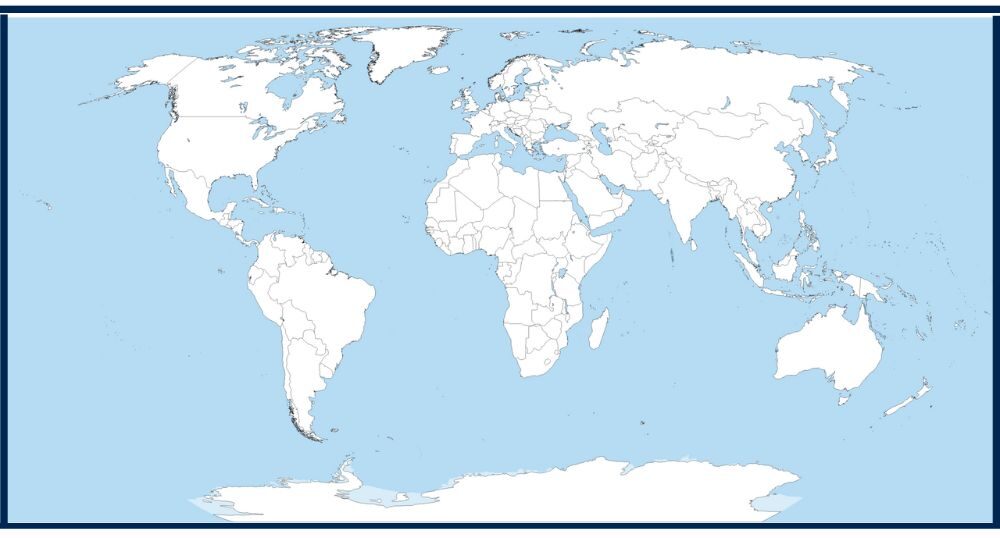 Blank World Map