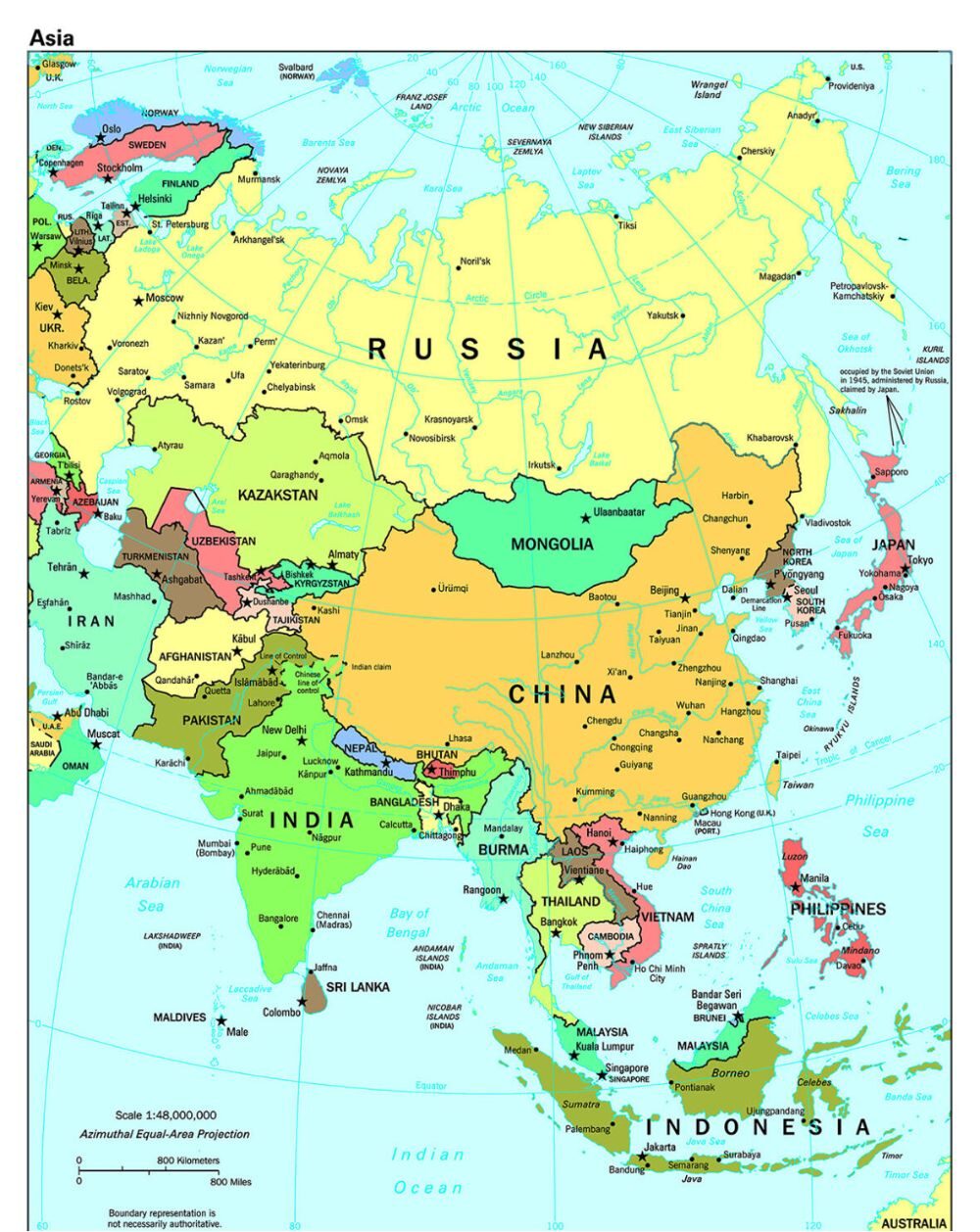 Asia Political Map