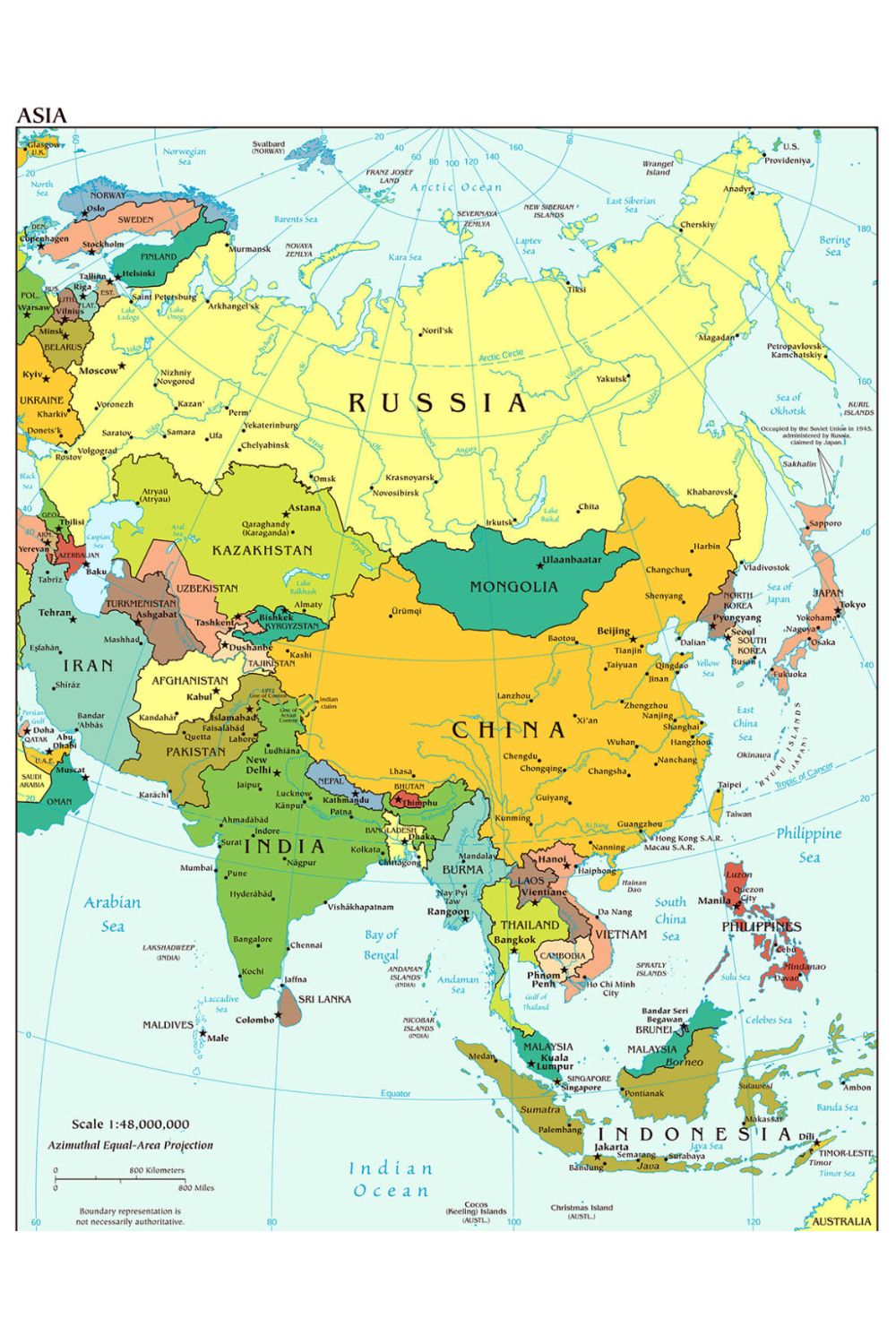 Asia Political Map