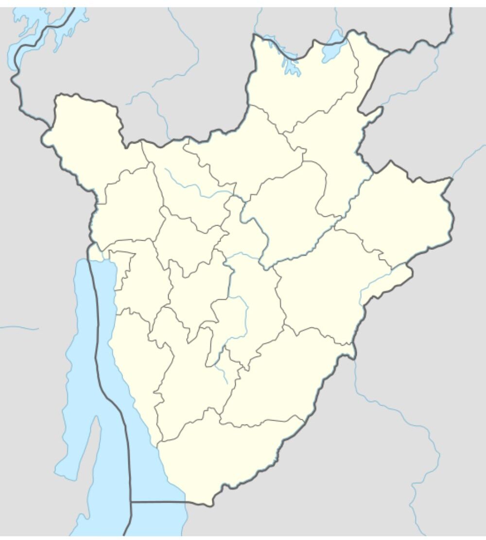 Outline Map of Burundi